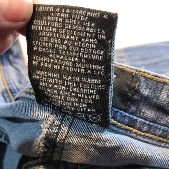 Reset Denim Capris Jeans Size 20, side zippered at bottom , front pockets - Picture 3 of 11